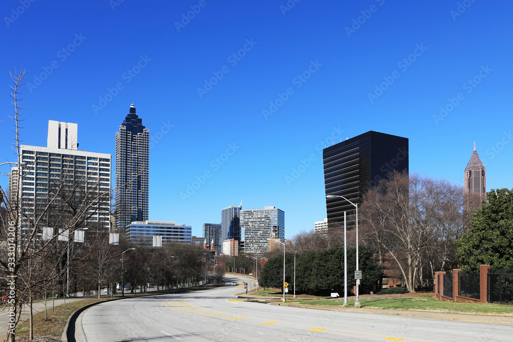 Atlanta, Georgia cityscape on a sunny day Atlanta, Georgia cityscape on a sunny day