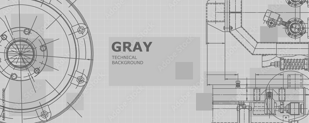 Obraz premium Engineering technological wallpaper