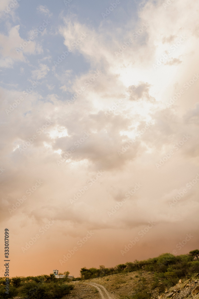 Fototapeta premium Sunset, Namibia