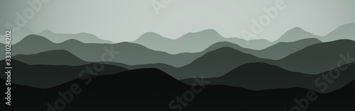 artistic mountains peaks at dark time digital graphics texture illustration