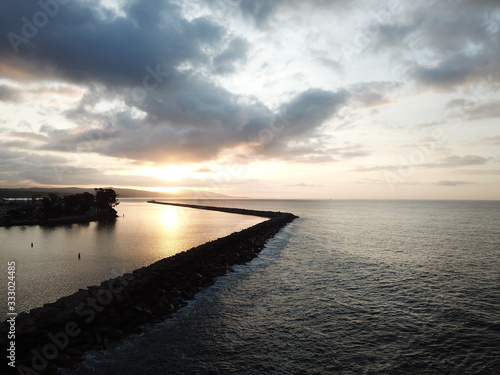Wallpaper Mural Sunrise image of ocean and sky early morning Torontodigital.ca