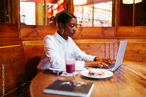 Working out of office photo