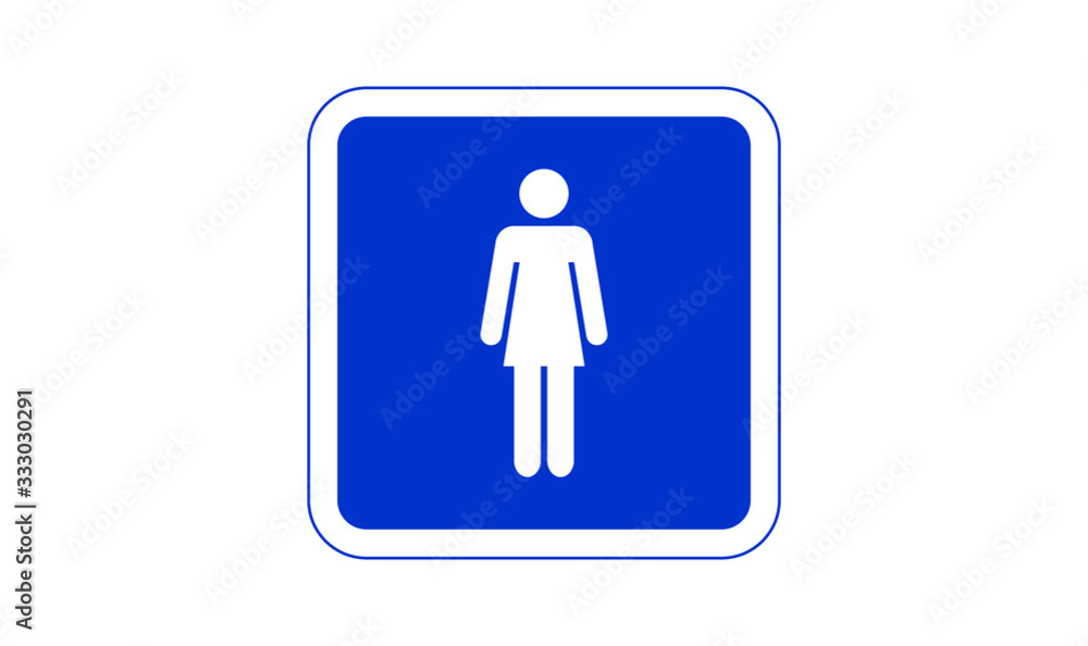 woman restroom sign vector. Toilet symbol,, female icon style woman restroom sign vector. Toilet symbol,, female icon style