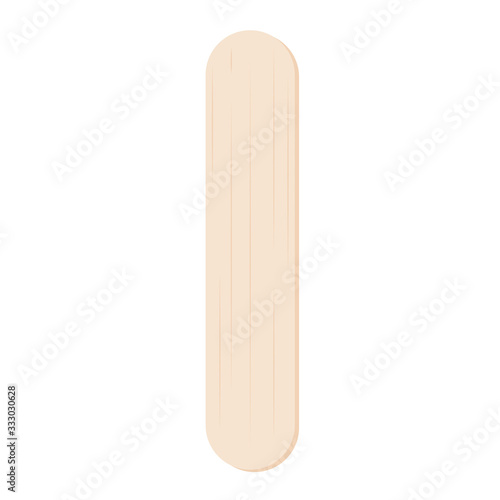 Isolated tongue depressor icon