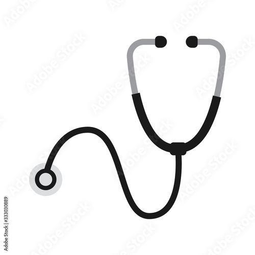 Isoalted stethoscope icon