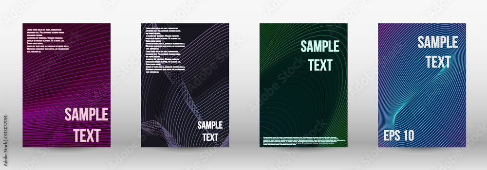 Fototapeta premium Geometric template with lines