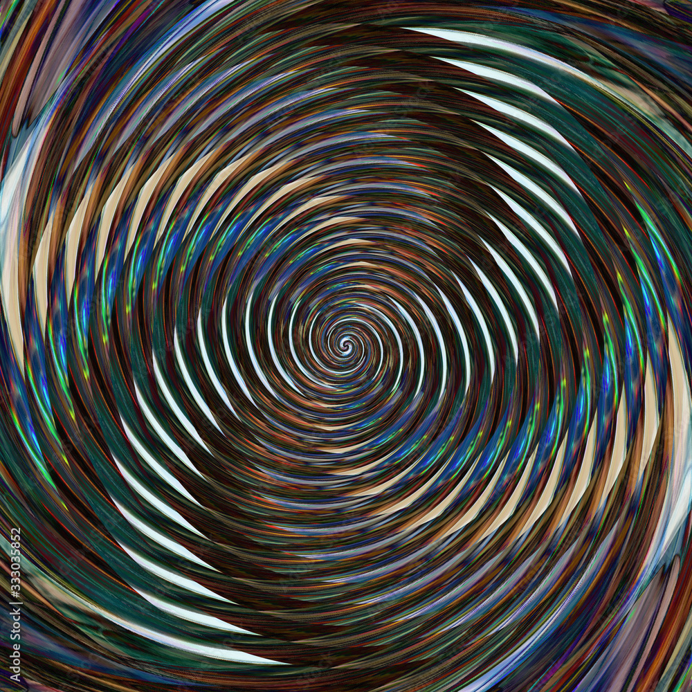 spinning pinwheel glass illusion effect abstract digital art