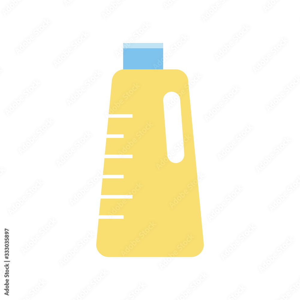 Fototapeta premium detergent bottle flat style icon vector design