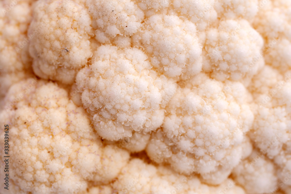 Close up shot of a cauliflower Close up shot of a cauliflower