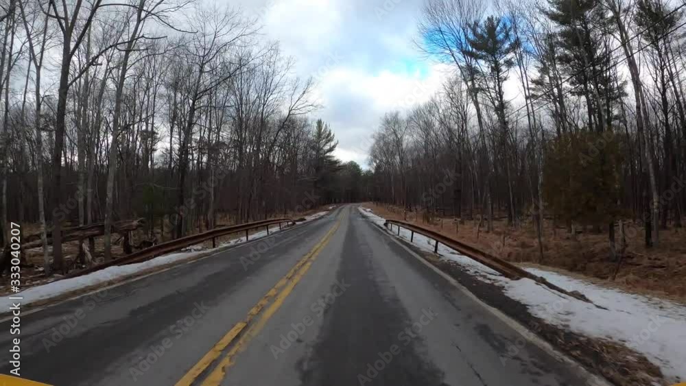 Hyper lapse video, moving on country road, forest around. Hyper lapse video, moving on country road, forest around.