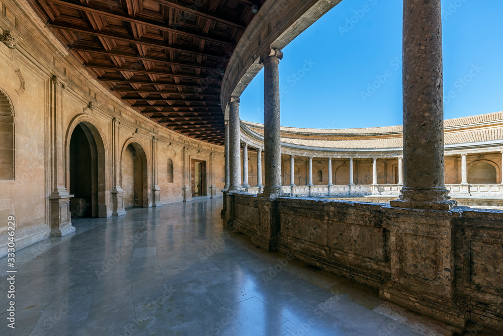 Palace of Charles V in Granda , located right next to the Alhambra in Granada