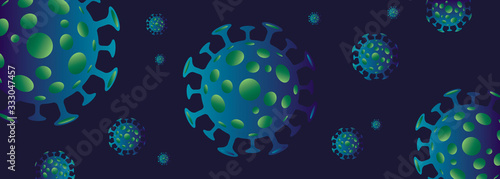 China epidemic coronavirus 2019-nCoV in Wuhan, Novel Coronavirus (2019-nCoV). Virus Covid 19-NCP. nCoV denoted is single-stranded RNA virus.