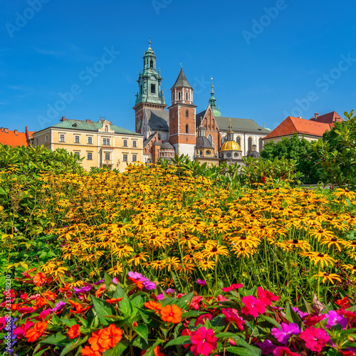 Historic city of Krakow, Wawel Castle, Poland, Europe