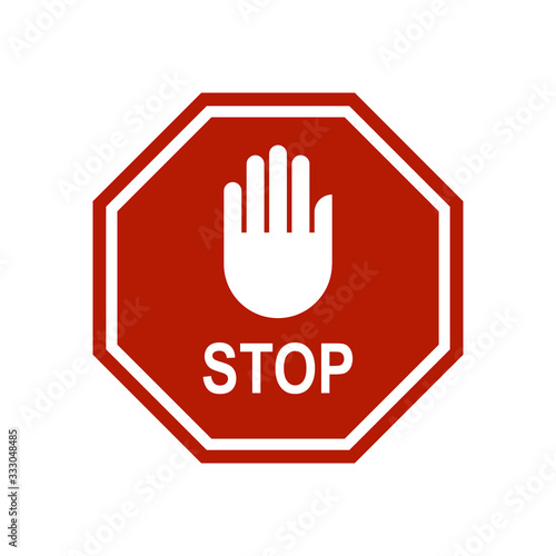 Stop traffic sign