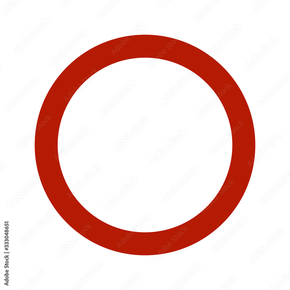 Traffic sign for forbidden entry Traffic sign for forbidden entry
