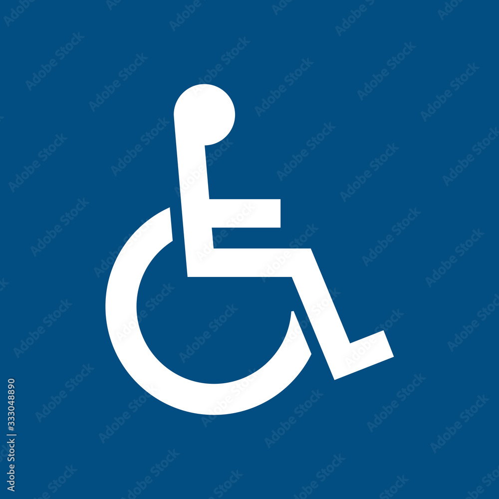 Parking is reserved for handicapped people Parking is reserved for handicapped people