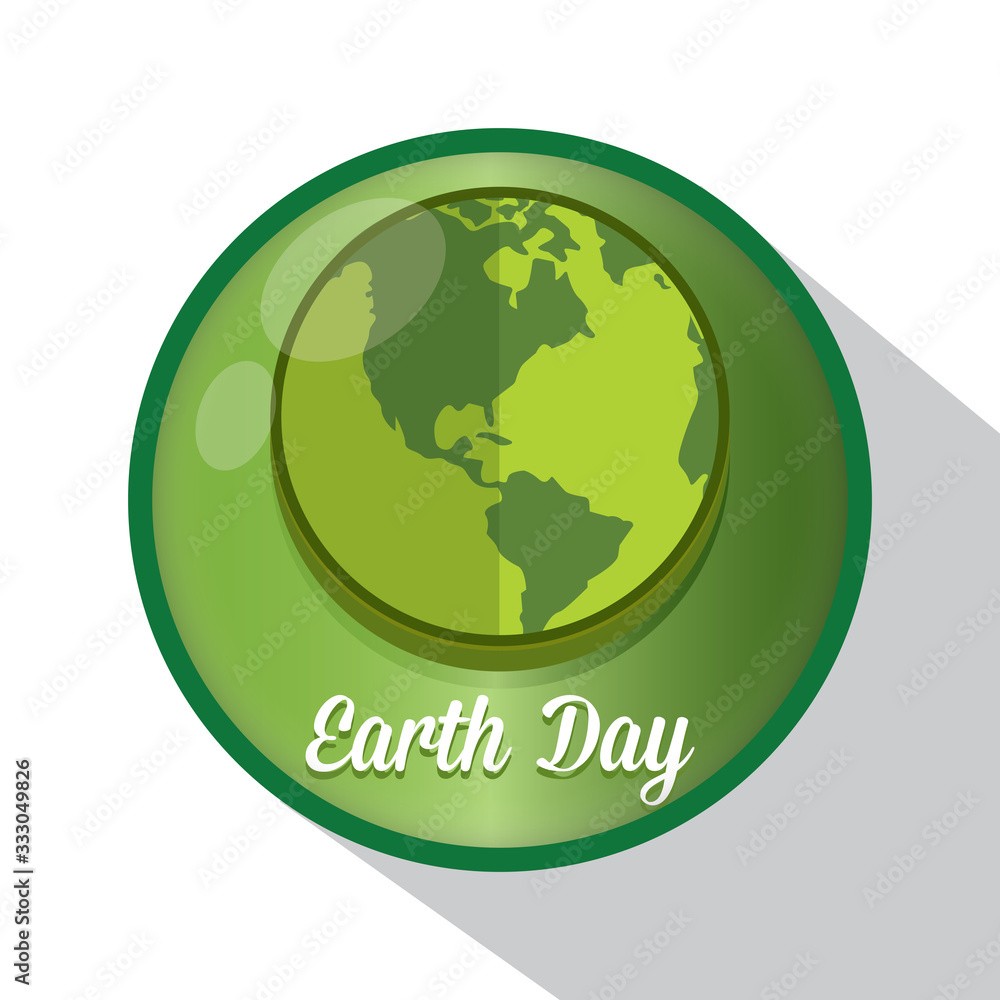 Earth day label