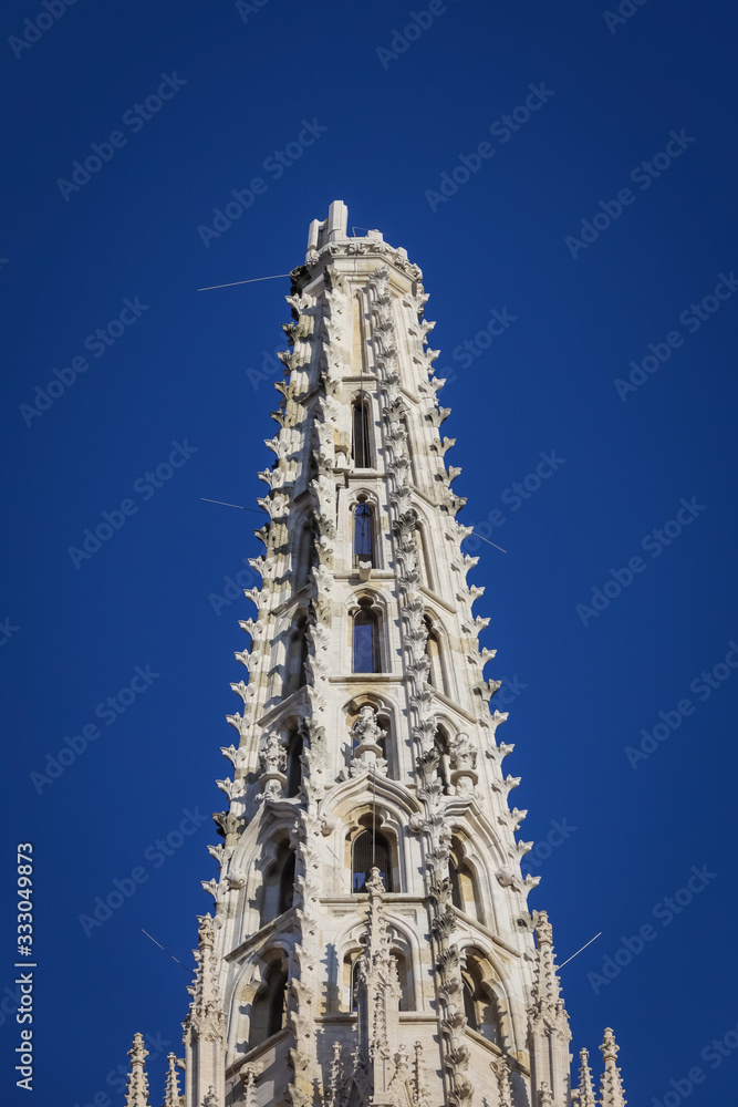 Zagreb hit by the earthquake damaged cathedral