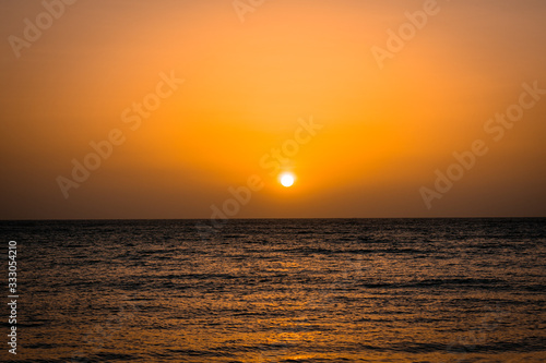 sunset over the sea © Stiven