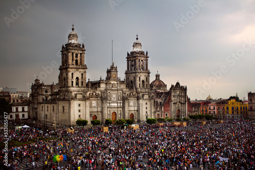 Zocalo de la Ciudad de México Marcha Gay