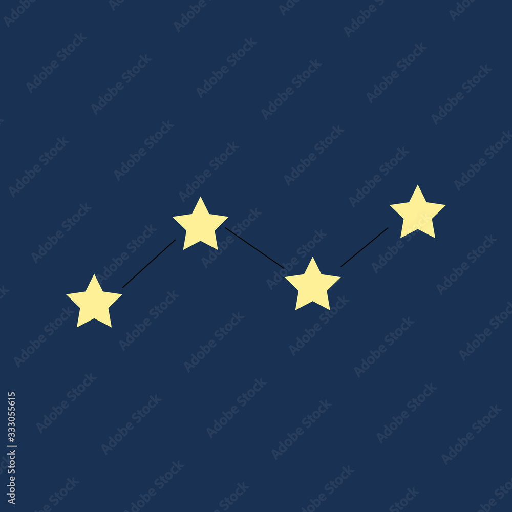 Star Increase Decrease Icon Isolated On Midnight Blue Background Star Increase Decrease Icon Isolated On Midnight Blue Background