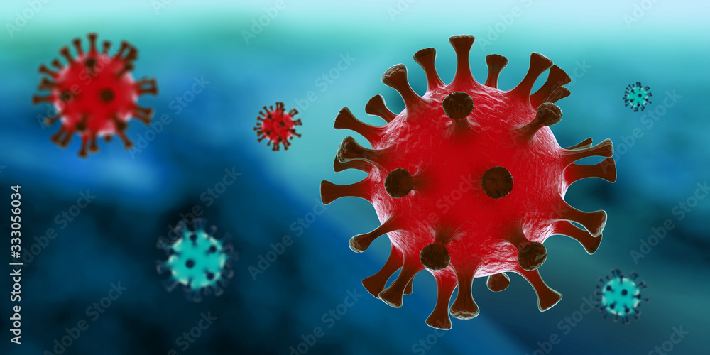 Coronavirus Covid-19 Covid19 korona virus koronavirus 3d illustration Coronavirus Covid-19 Covid19 korona virus koronavirus 3d illustration