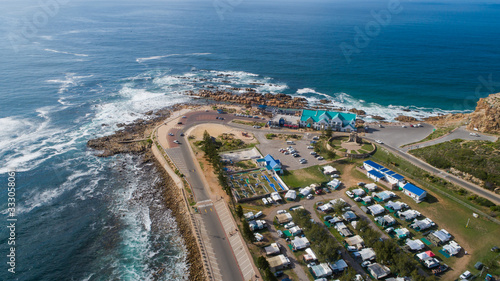 Panoramic views of the stunning holiday town of Mosselbay in the Garden Route of South Africa © Dewald