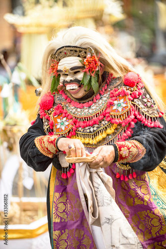 New Years Eve celebration in Bali, Indonesia. Ubud City March 24, 2020 photo