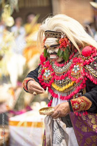 New Years Eve celebration in Bali, Indonesia. Ubud City March 24, 2020 photo