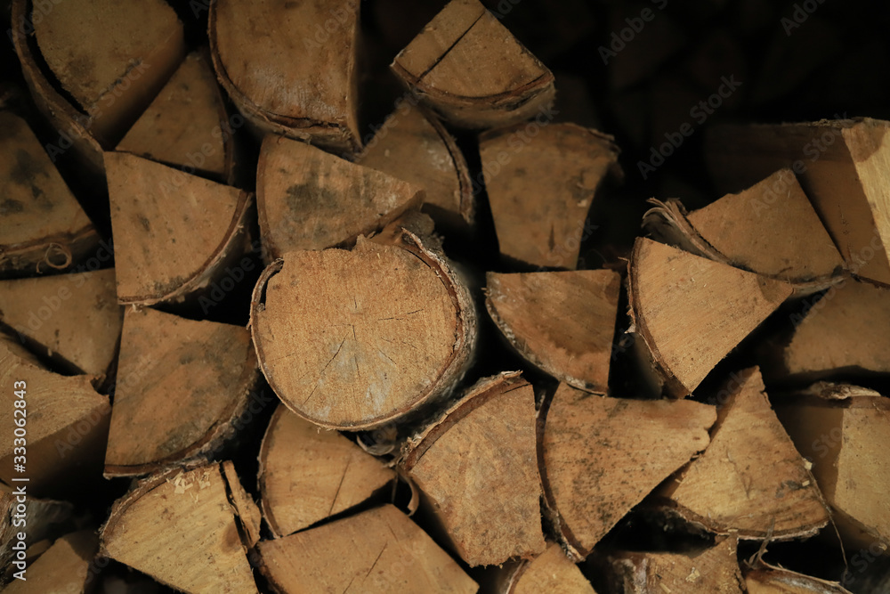 texture of a stock of impaled logs close up texture of a stock of impaled logs close up