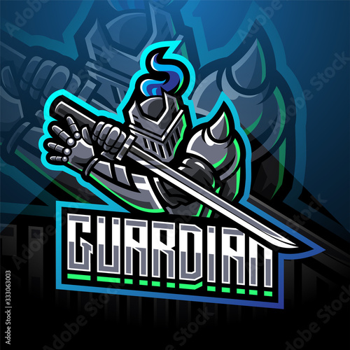Guardian esports mascot logo design