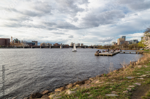 An Afternoon of Springtime in Boston, Massachusetts © letfluis