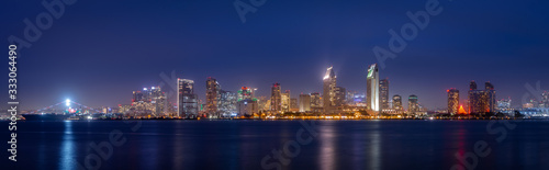 San Diego Skyline at Dusk photo