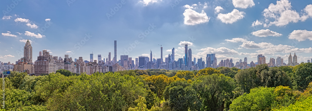 New York Midtown Manhattan panoramic view