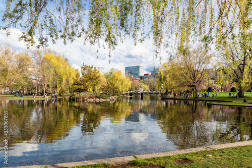 An Afternoon of Springtime in Boston, Massachusetts