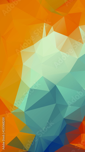 Abstract Color Polygon Background Design  Abstract Geometric Origami Style With Gradient