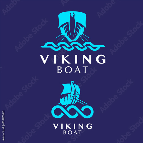 VikingBoat logo set