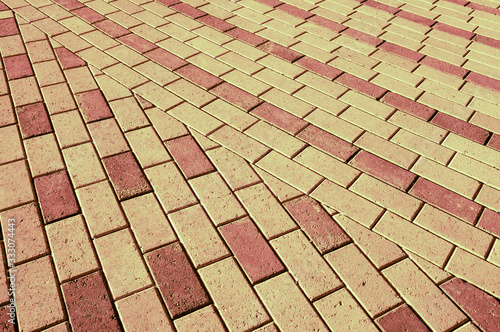 pavement with cobblestones