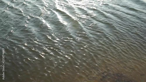 Wave Water flow In the river