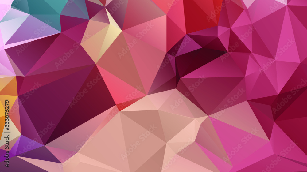 Fototapeta premium Abstract Color Polygon Background Design, Abstract Geometric Origami Style With Gradient