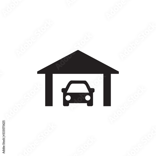 GARAGE ICON , CAR GARAGE ICON © Sus