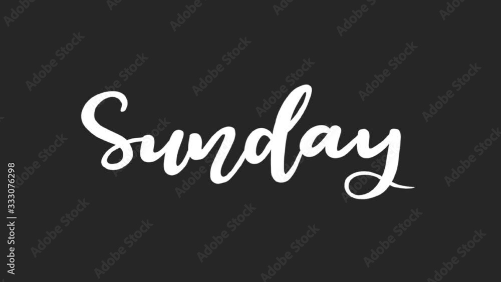 Sunday animation Sunday animation