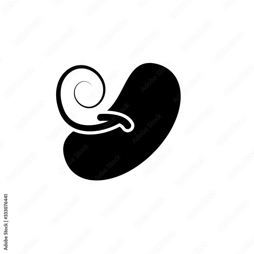 Vector illustration, seed icon design Vector illustration, seed icon design