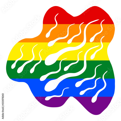 Rainbow Cum Clipart