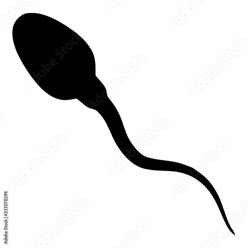 Sperm Silhouette Clipart