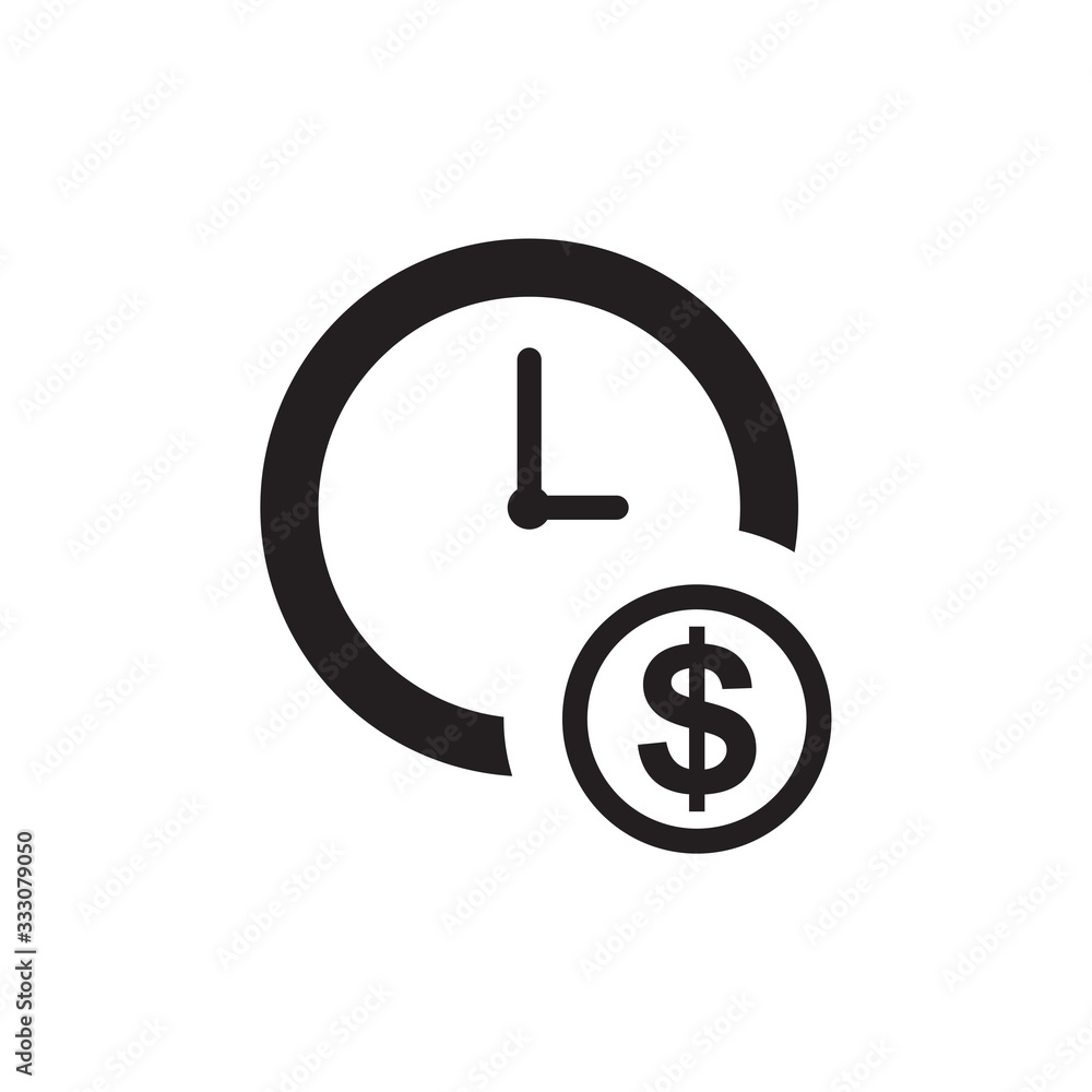 TIME IS MONEY ICON TIME IS MONEY ICON