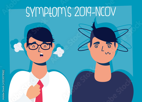 covid 19 symptoms of disease icon