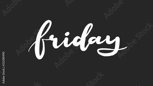 Friday animation 