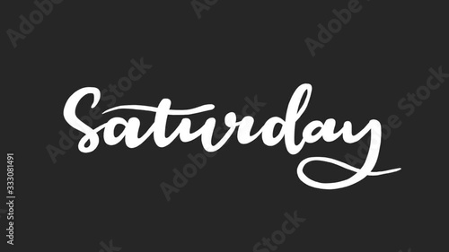 Saturday animation 
