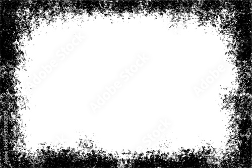 Vector background in grunge style, frame